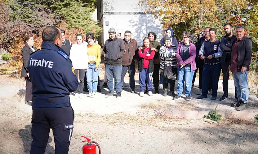 Elazığ itfaiyesinden özel bireylere özel eğitim