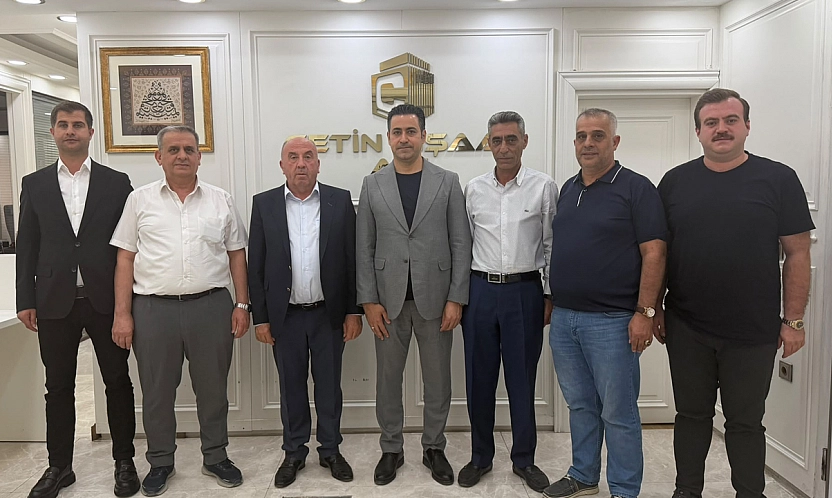 Elazığ TSO başkan adayı Ahmet Ballıca'dan Çetin İnşaat'a ziyaret