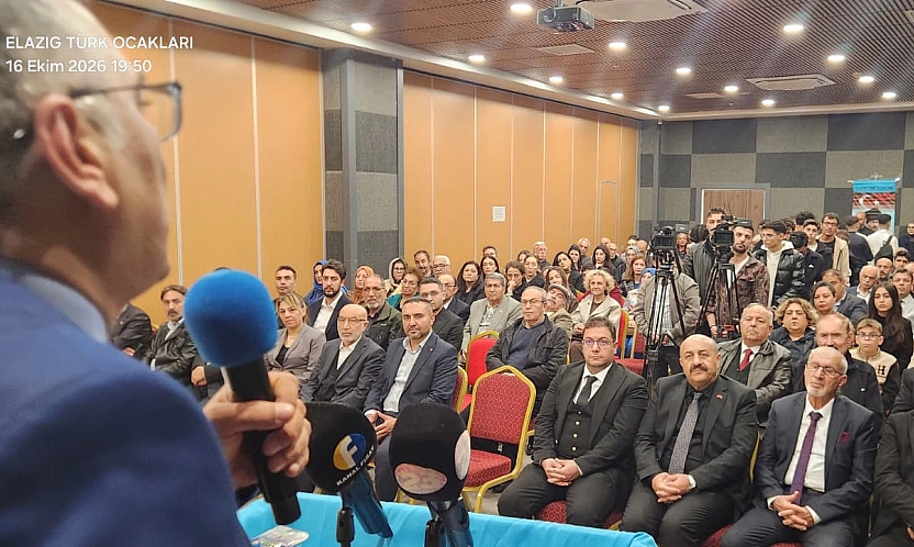 Elazığ Türk Ocağı 'Amerika'nın Yüzyıllık Orta Doğu Hayali' konulu Konferans düzenlendi