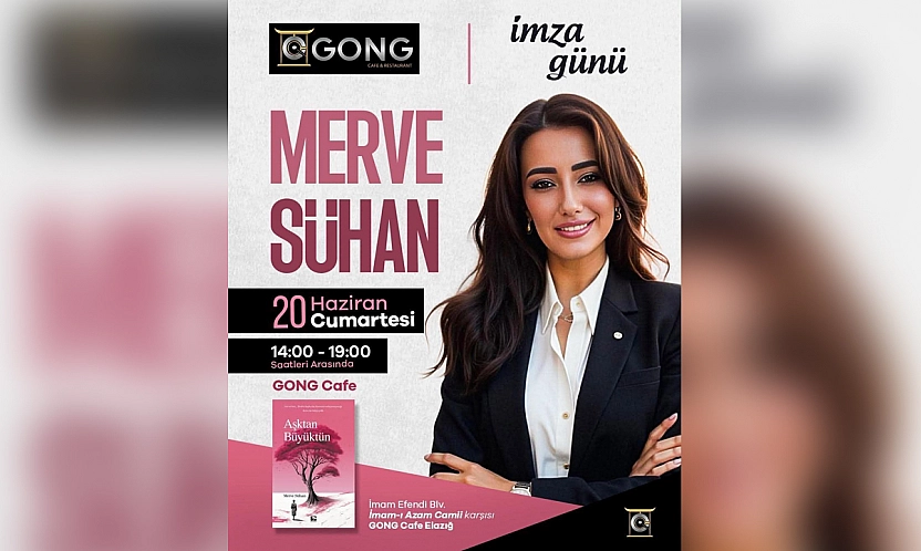Elazığlı Şair Merve Suhan ikinci kitabını imzalayacak