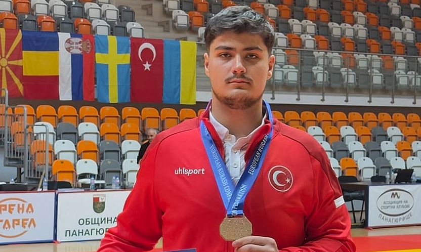 Elazığlı sporcu Avrupa ikincisi