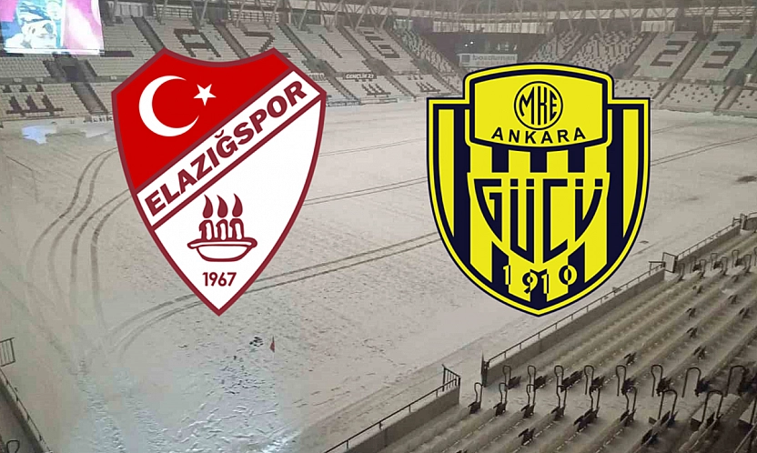 Elazığspor – MKE Ankaragücü maçı 1 saat ertelendi