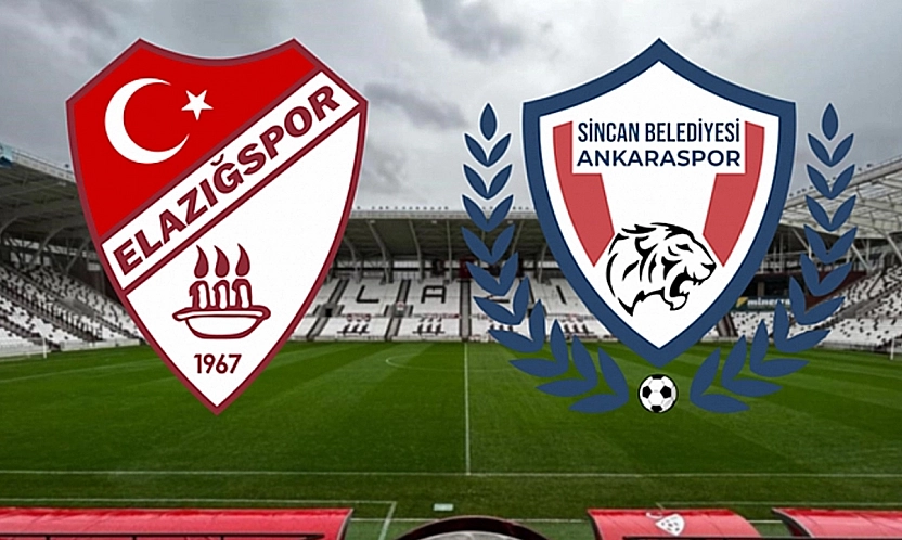 Elazığspor – Ankaraspor maçı canlı anlatım