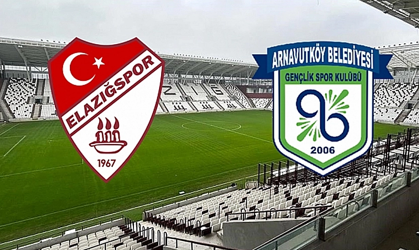 Elazığspor - Arnavutköy Belediyespor maçı canlı anlatm
