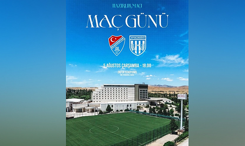 Elazığspor, Ayvalıkgücü Belediyespor ile hazırlık maçına çıkıyor