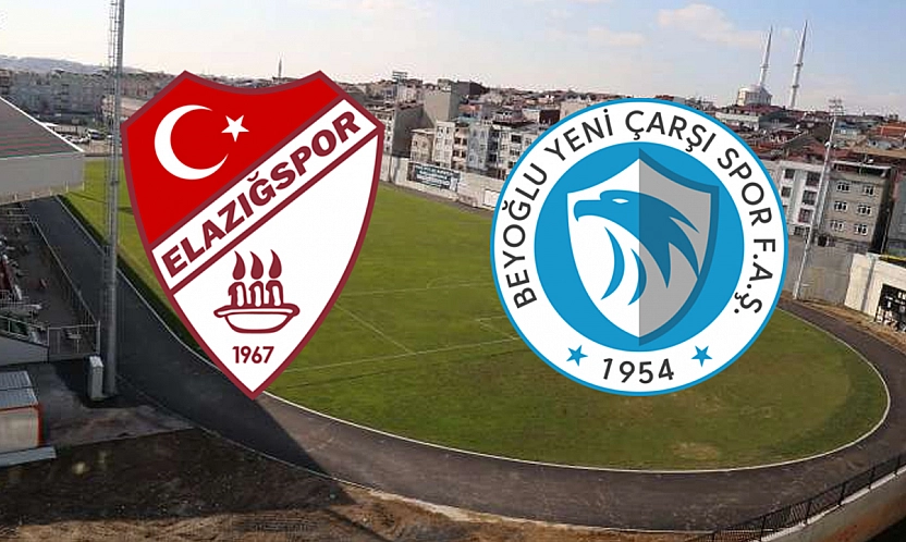 Elazığspor- Beyoğlu Yeni Çarşı maçı canlı anlatım