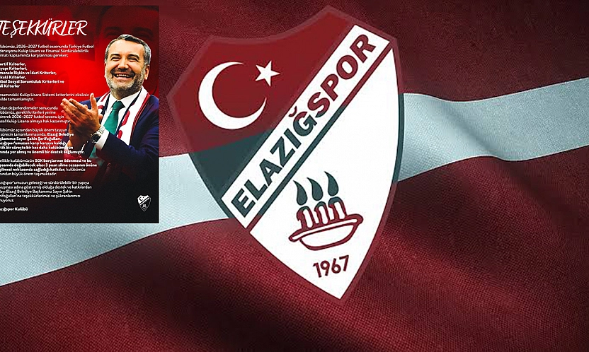 Elazığspor'da lisans sevinci: 2026-2027 sezonu için kritik adım tamamlandı