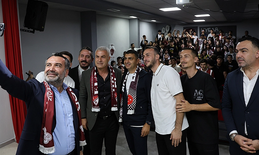 Elazığspor'dan öğrencilere anlamlı ziyaret: Hedef şampiyonluk!