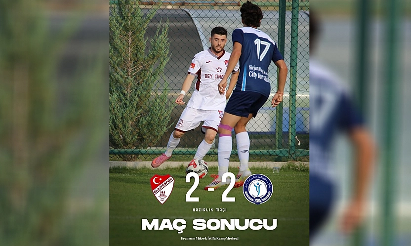 Elazığspor, hazırlık maçında İran temsilcisiyle berabere kaldı