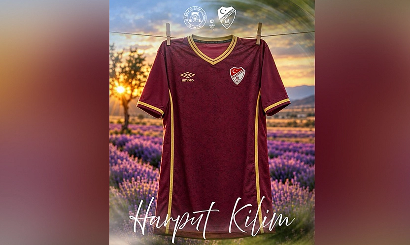 Elazığspor sahaya 'Harput Kilim' formasıyla çıkıyor