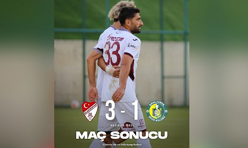 Elazığspor, Şanlıurfaspor'u 3-1 mağlup etti