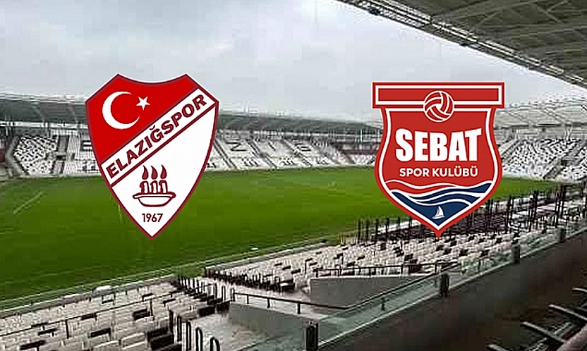 Elazığspor- Sebatspor maçı canlı anlatım