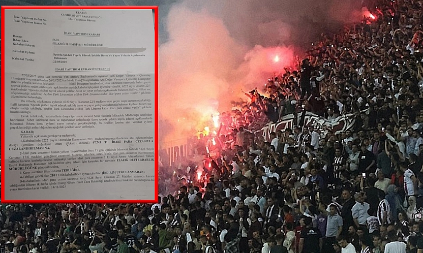 Elazığspor tribünlerine darbe: taraftar yalnız bırakılamaz