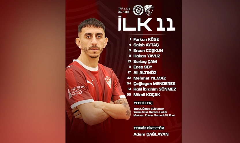 Elazığspor'un İlk 11'i belli oldu