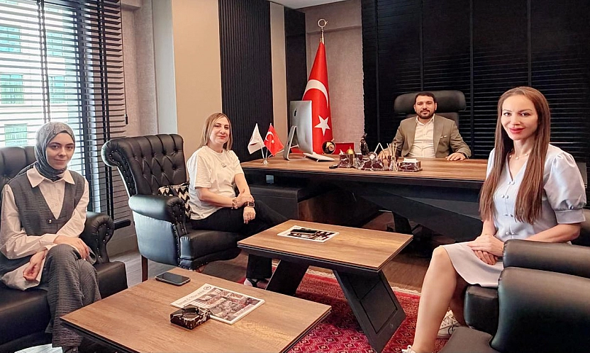 ELMÜTDER Başkanı Furkan Göçer'e Tebrik Ziyareti