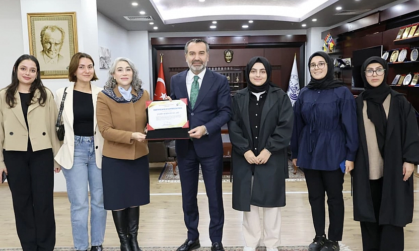 Fırat Üniversitesi Fizik Bölümü'nden Başkan Şerifoğulları'na ziyaret