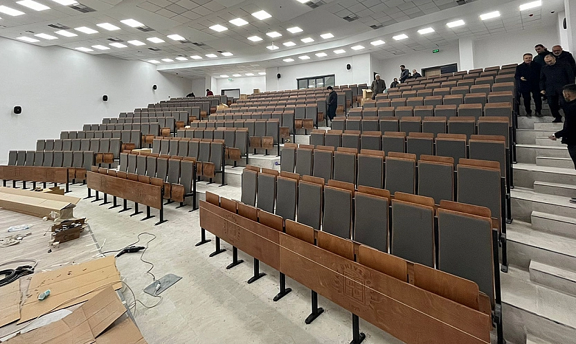 Fırat Üniversitesi merkezi amfi inşaatinda sona gelindi