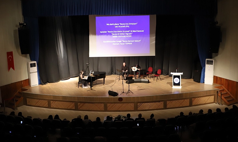 Fırat Üniversitesinde piyano eşliğinde eserler konseri düzenlendi