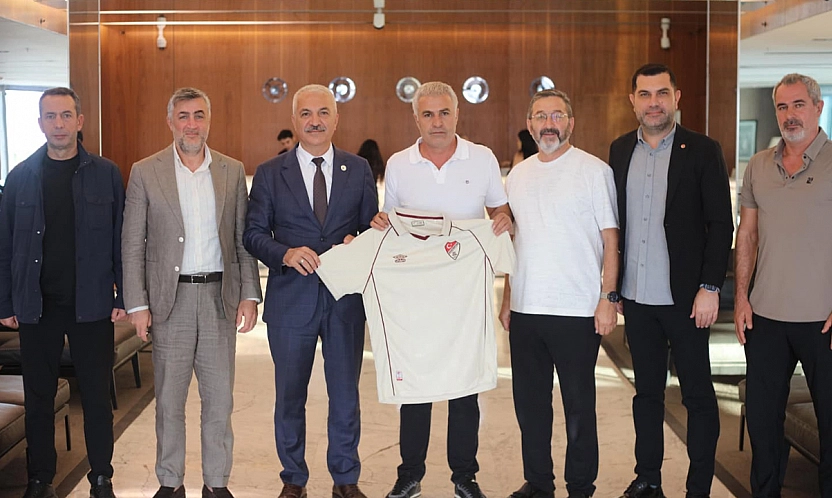 Gebze iş dünyasından hemşehrilerimiz, Elazığspor'u ziyaret etti