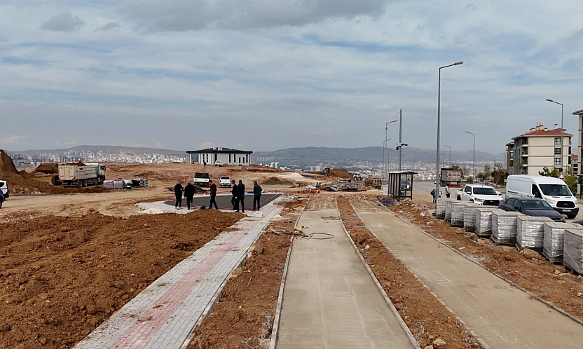 Güneykent Seyir Yolu Projesi'nde çalışmalar sürüyor