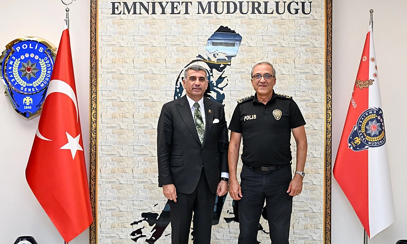 Gürsel Erol, Manisa İl Emniyet Müdürü Karayel'i ziyaret etti