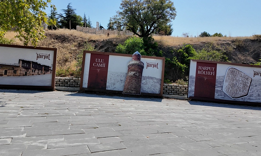 Harput'un simgeleri tanıtım panolarına taşındı