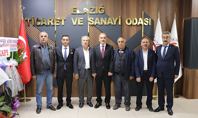 Karma sanayi sitesi yönetiminden Başkan Alan'a hayırlı olsun ziyareti