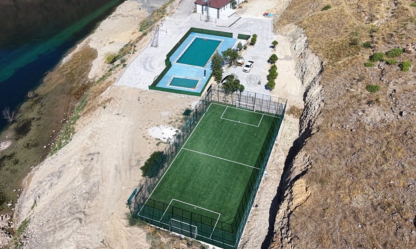 Keban'a yeni spor ve sosyal yaşam alanı kazandırıldı