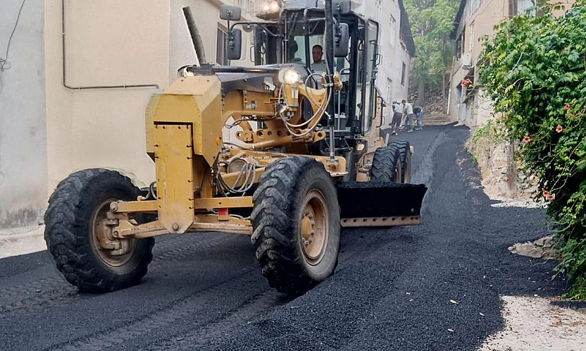 Keban'da Değirmenbaşı Mahallesi'nde asfalt çalışmaları tamamlandı