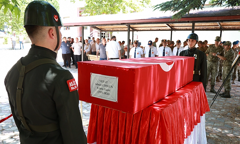 Kıbrıs Gazisi Elazığ'da son yolculuğuna uğurlandı