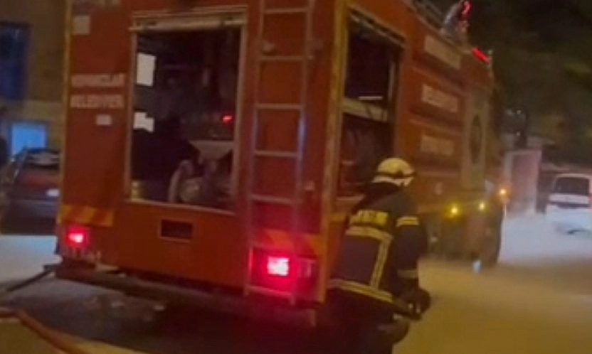Kovancılar'da korkutan yangın