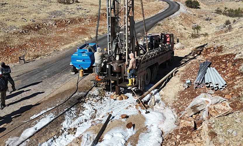 Kuşçu Köyünde sondaj çalışmaları bitti