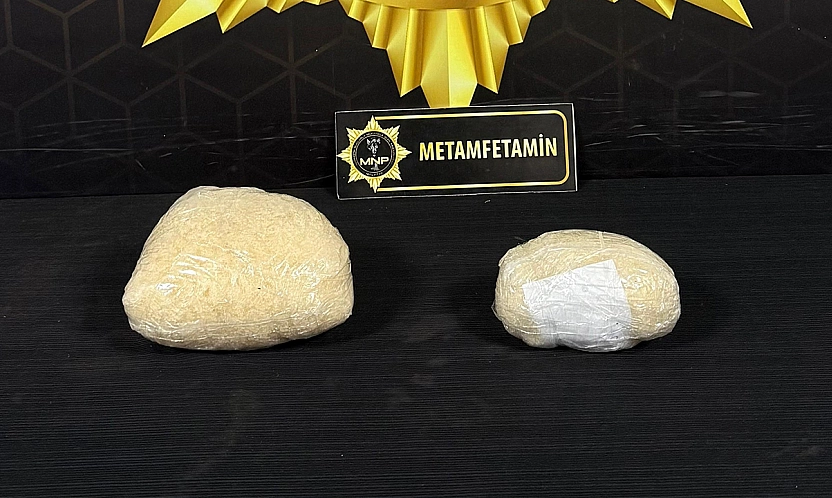 Malatya'da 1 kilo 769 gram metamfetamin ele geçirildi