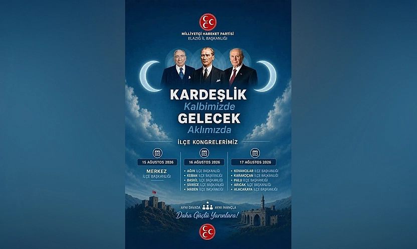 MHP Elazığ'da ilçe kongre takvimini duyurdu