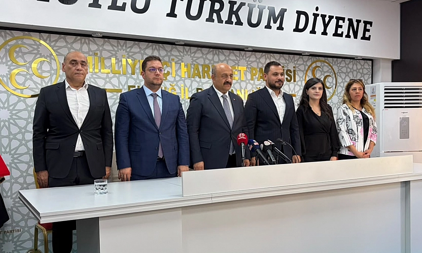MHP Elazığ İl Başkanlığı'nda bayrak değişimi