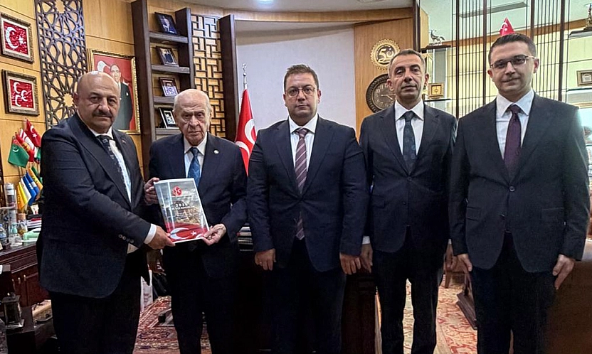 MHP Elazığ Teşkilatı, Bahçeli'yi ziyaret etti