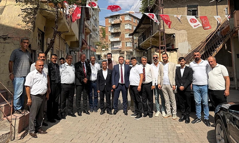 MHP Maden İlçe Başkanı Erkan Türkel güven tazeledi