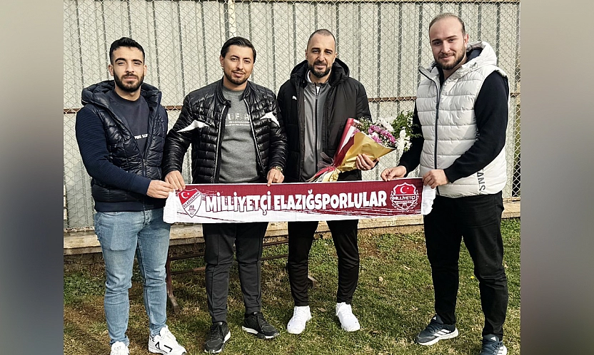 Milliyetçi Elazığsporlular'dan teknik direktör Adem Çağlayan'a hoş geldin ziyareti
