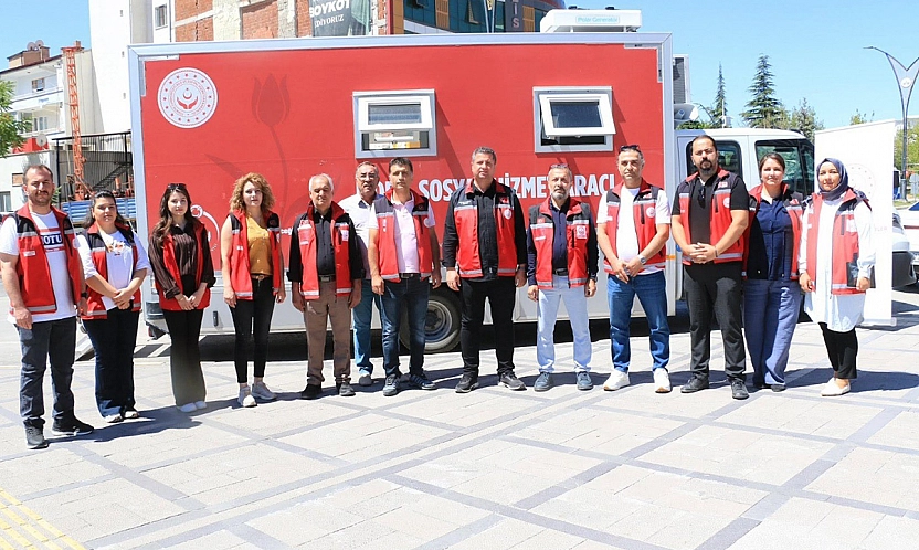 Mobil Sosyal Hizmet Aracı Elazığ'da hizmet vermeye başladı