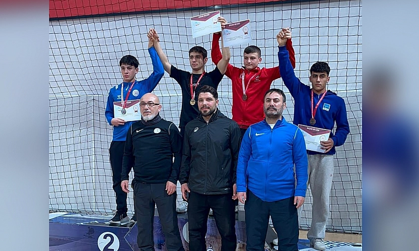 Okul sporları B Gençler Güreş Grup müsabakaları tamamlandı