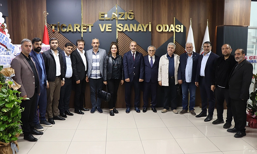 OSB başkanı Öztürk ve yönetim kurulundan başkan Alan'a hayırlı olsun ziyareti