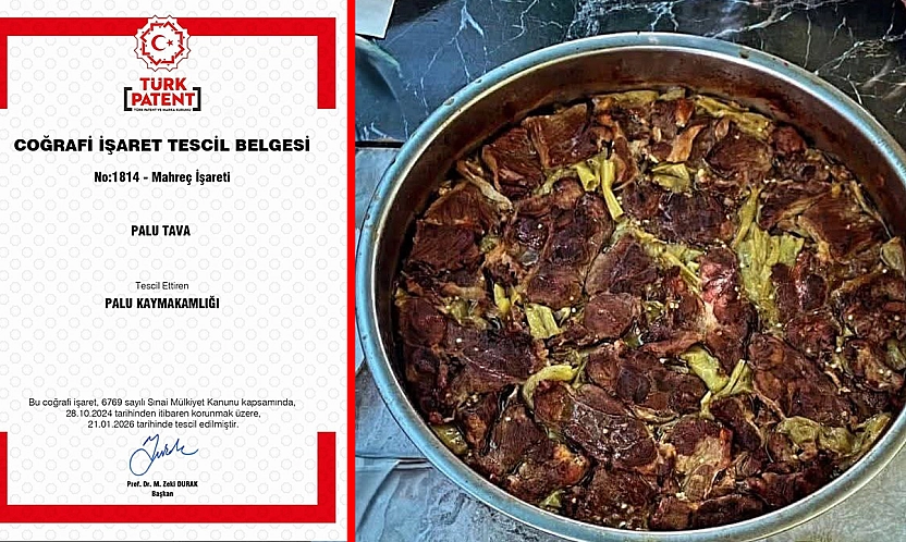Palu Tava'ya coğrafi işaret tescili