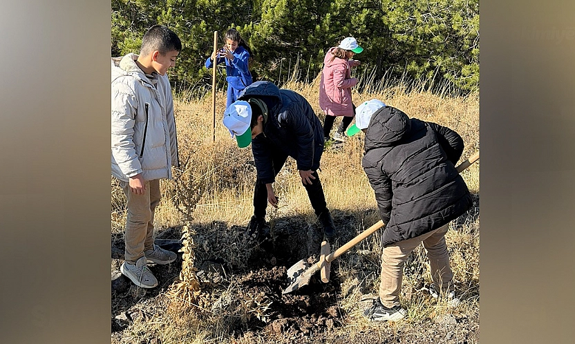 Sivrice'de fidan dikme etkinliği düzenlendi