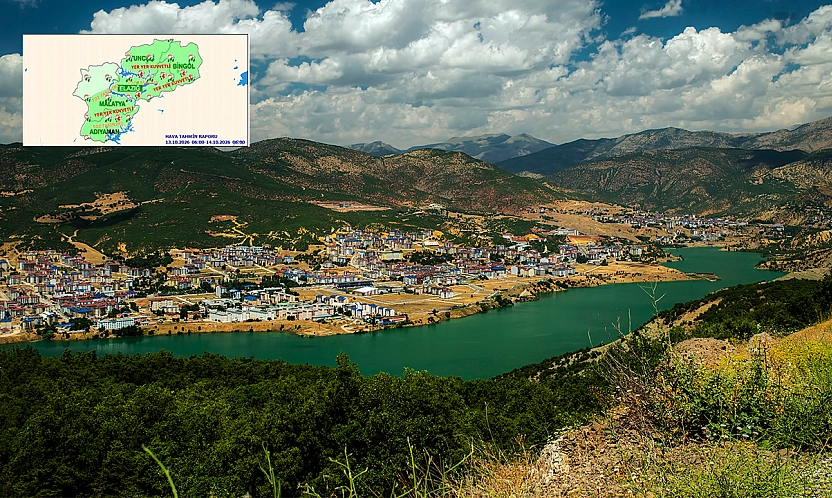 Tunceli için kuvvetli yağış uyarısı