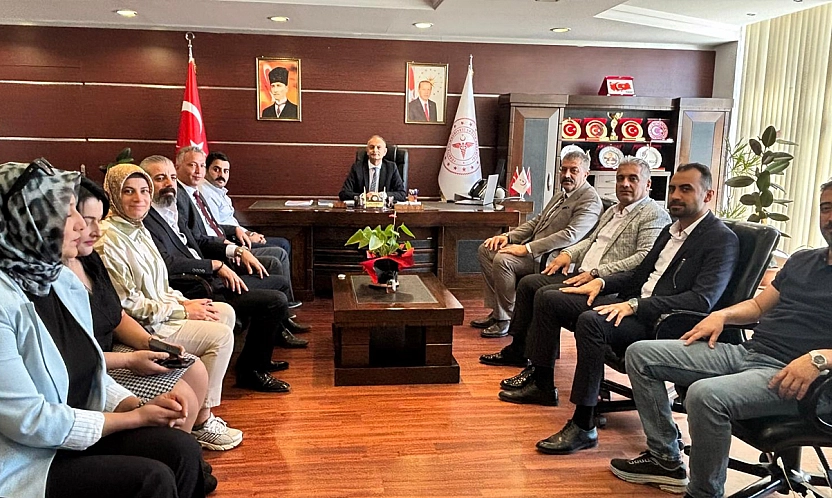 Türk Sağlık-Sen Genel Başkan Yardımcısı Yüksel Koçak'tan Elazığ'da yoğun mesai