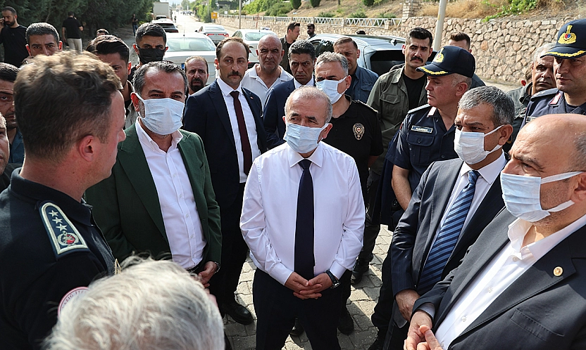 Vali Hatipoğlu'ndan yangın açıklaması: '5 işçimiz hafif yaralandı'