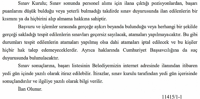 Elazığ'da bu belediye personel alımı gerçekleştirecek! Elinizi çabuk tutun son başvuru...