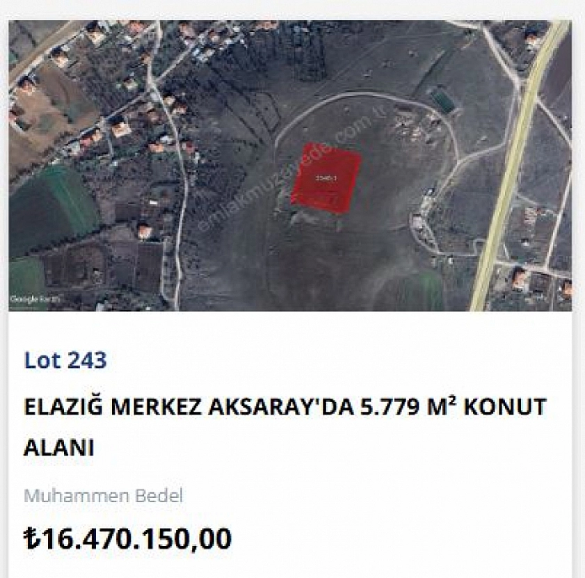 TOKİ Elazığ'da 36 Arsayı Daha Satışa Çıkardı: 1 Milyonu Olan Arsa Sahibi Olabilir