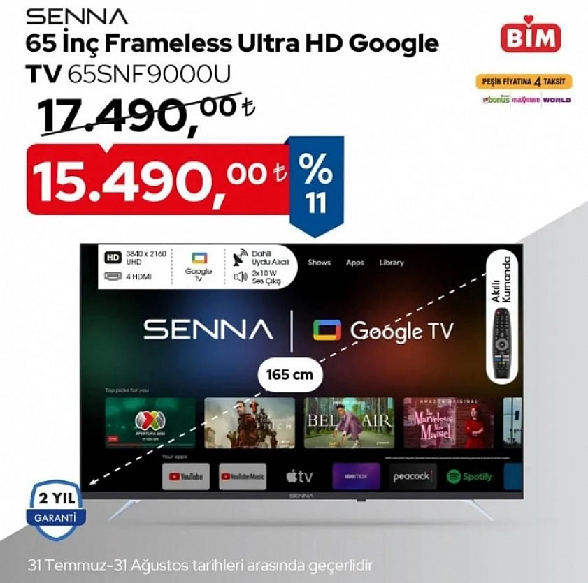Elazığ'da BİM marketleri sudan ucuz televizyon satacak! İşte fırsat ürünleri (BİM 23 AĞUSTOS 2024)