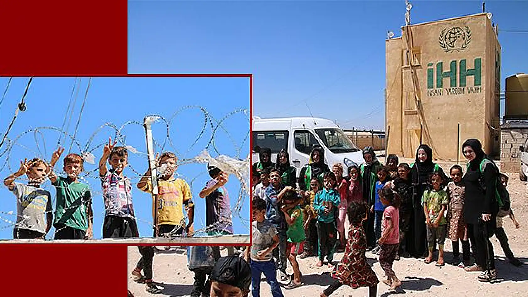 İHH Yetim Birimi Suriye ve Kamplara Yardımlarını Ulaştırıyor